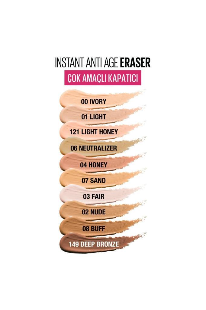 Maybelline New York Instant Anti Age Eraser 121 Light Honey Kapatıcı