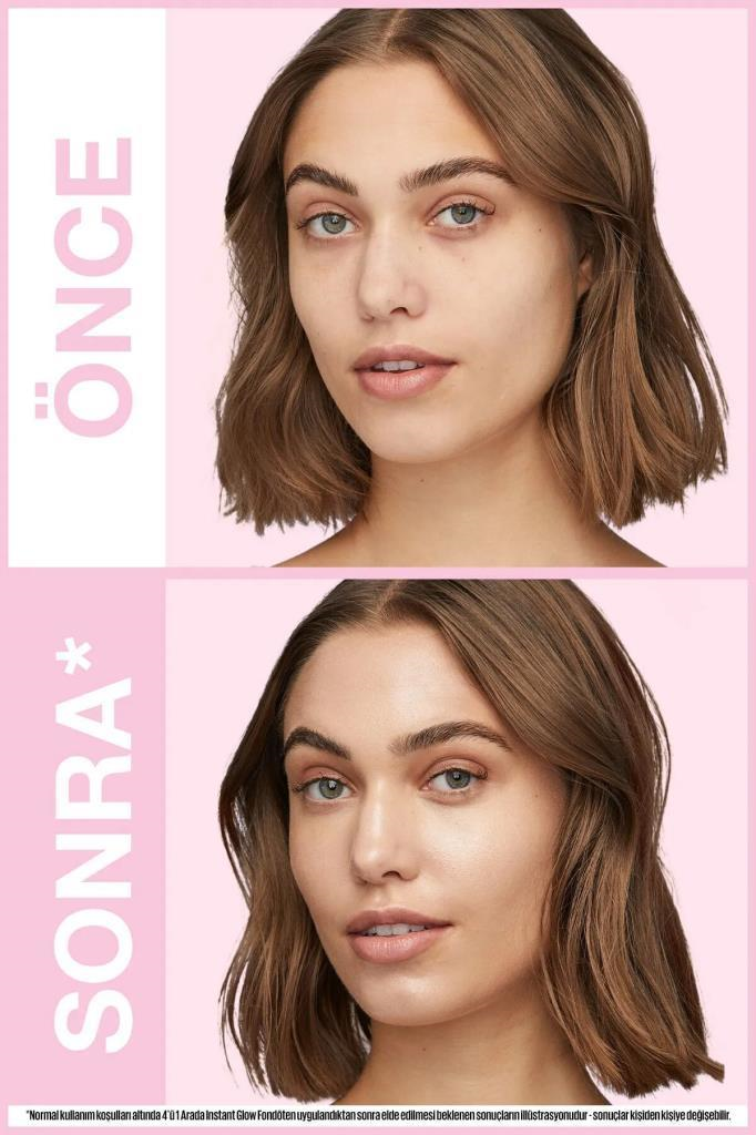 Maybelline New York Instant Perfector Glow 4 Etki 1 Arada Fondöten- 00 Fair Light 