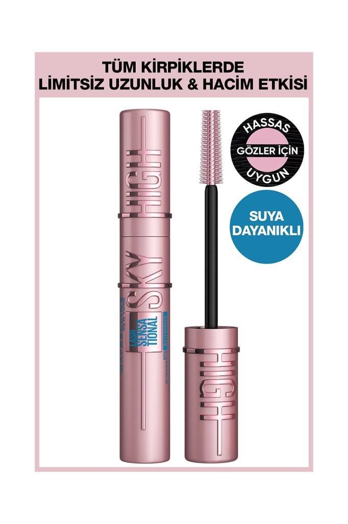 Maybelline New York Lash Sensational Sky High 01 Ekstra Siyah Maskara