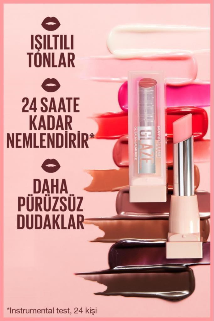 Maybelline New York Lifter Glaze Oil Balm  09 Late Crush Renkli Dudak Balmı