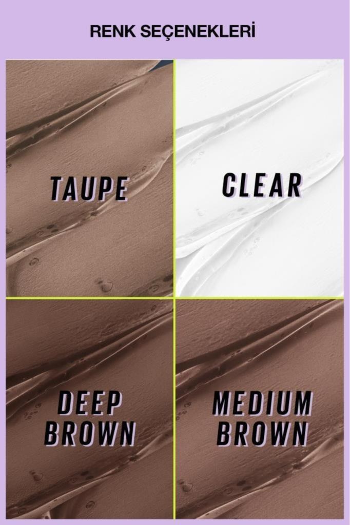 Maybelline New York Super Lock Brow Glue -Taupe Kaş Sabitleyici Maskara 