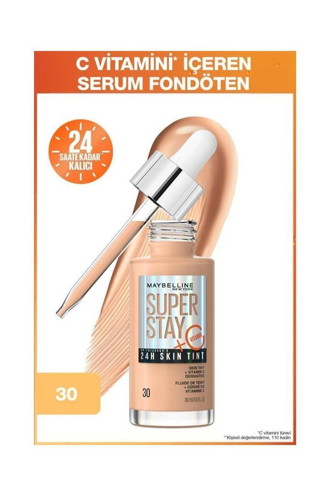 Maybelline New York Super Stay 24H Skin Tint 30 Fondöten