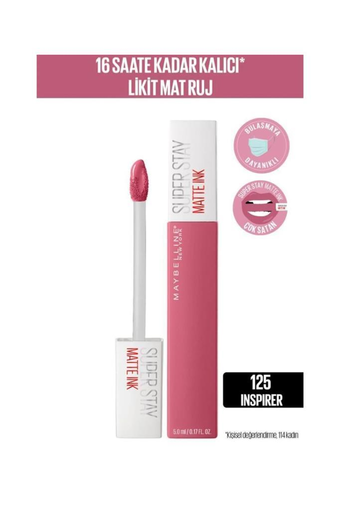 Maybelline New York Super Stay Matte Ink 125 Inspirer Ruj