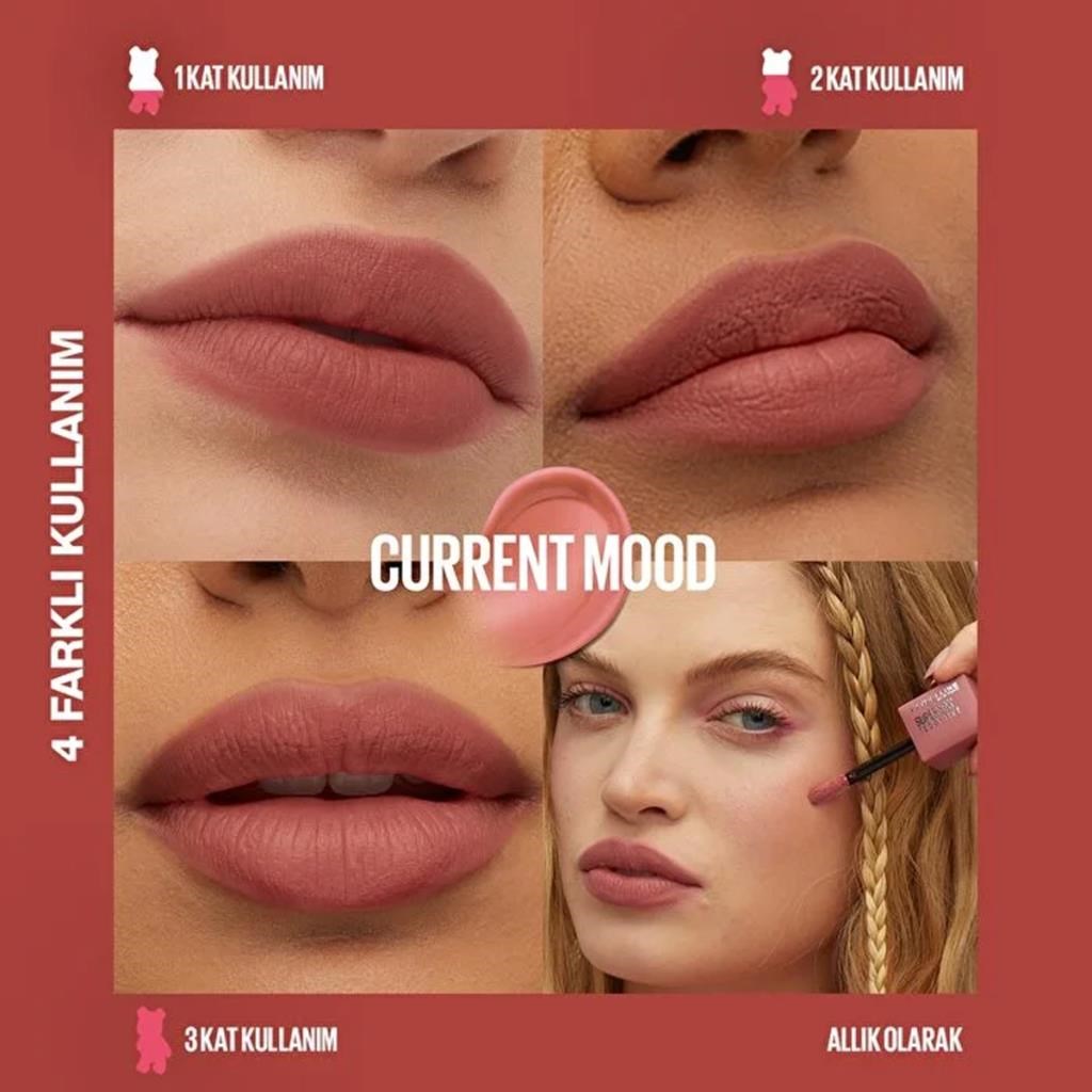 Maybelline New York Super Stay Teddy Tint 10 Current Mood