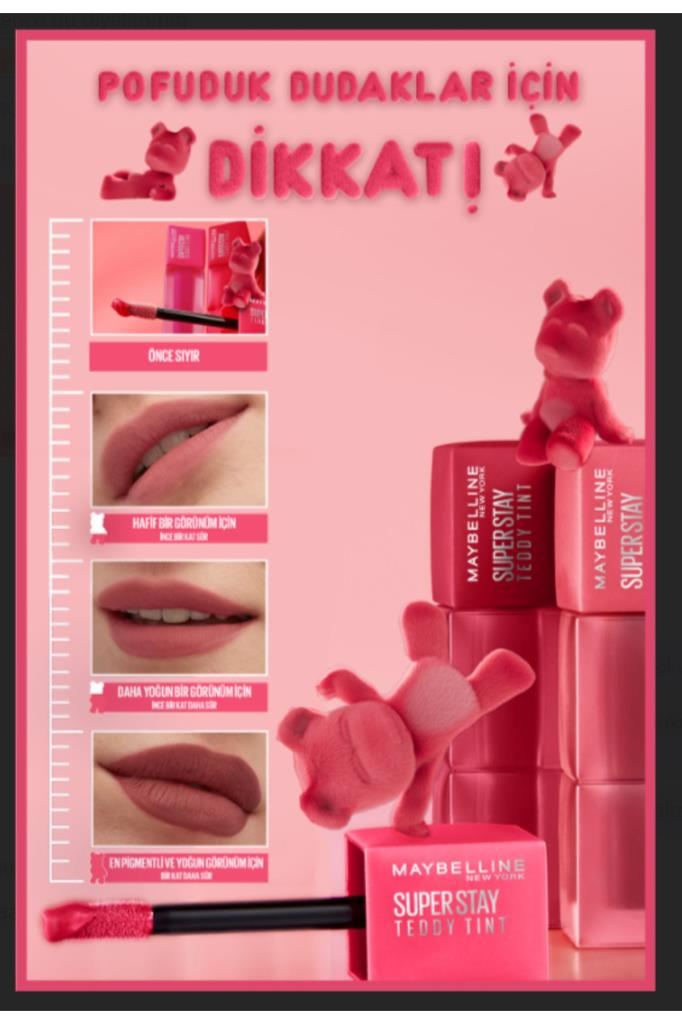 Maybelline New York Super Stay Teddy Tint  30 Coquettish
