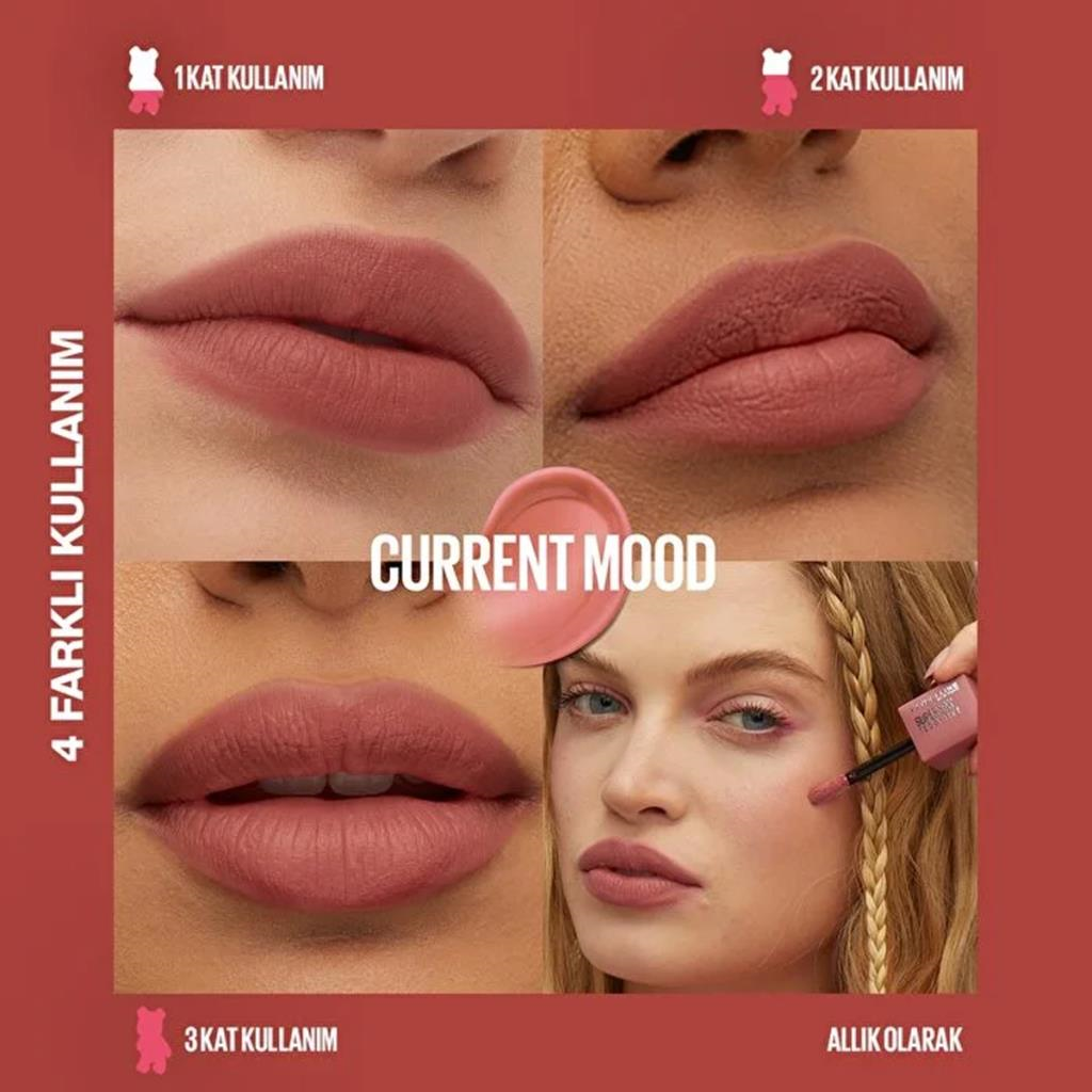 Maybelline New York Super Stay Teddy Tint 10 Current Mood