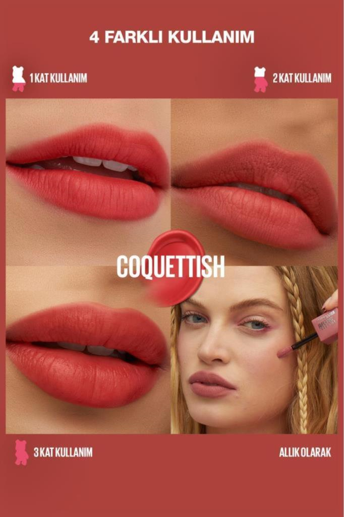 Maybelline New York Super Stay Teddy Tint  30 Coquettish