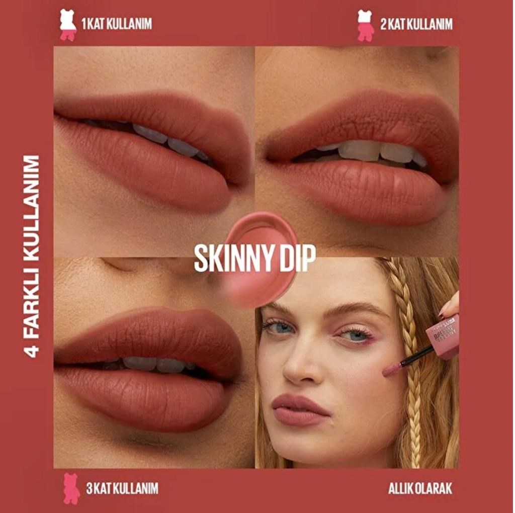 Maybelline New York Superstay Teddy Tint 15 Skinnydip