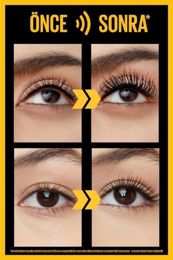 Maybelline New York The Colossal Curl Bounce 01 Very Black Maskara
