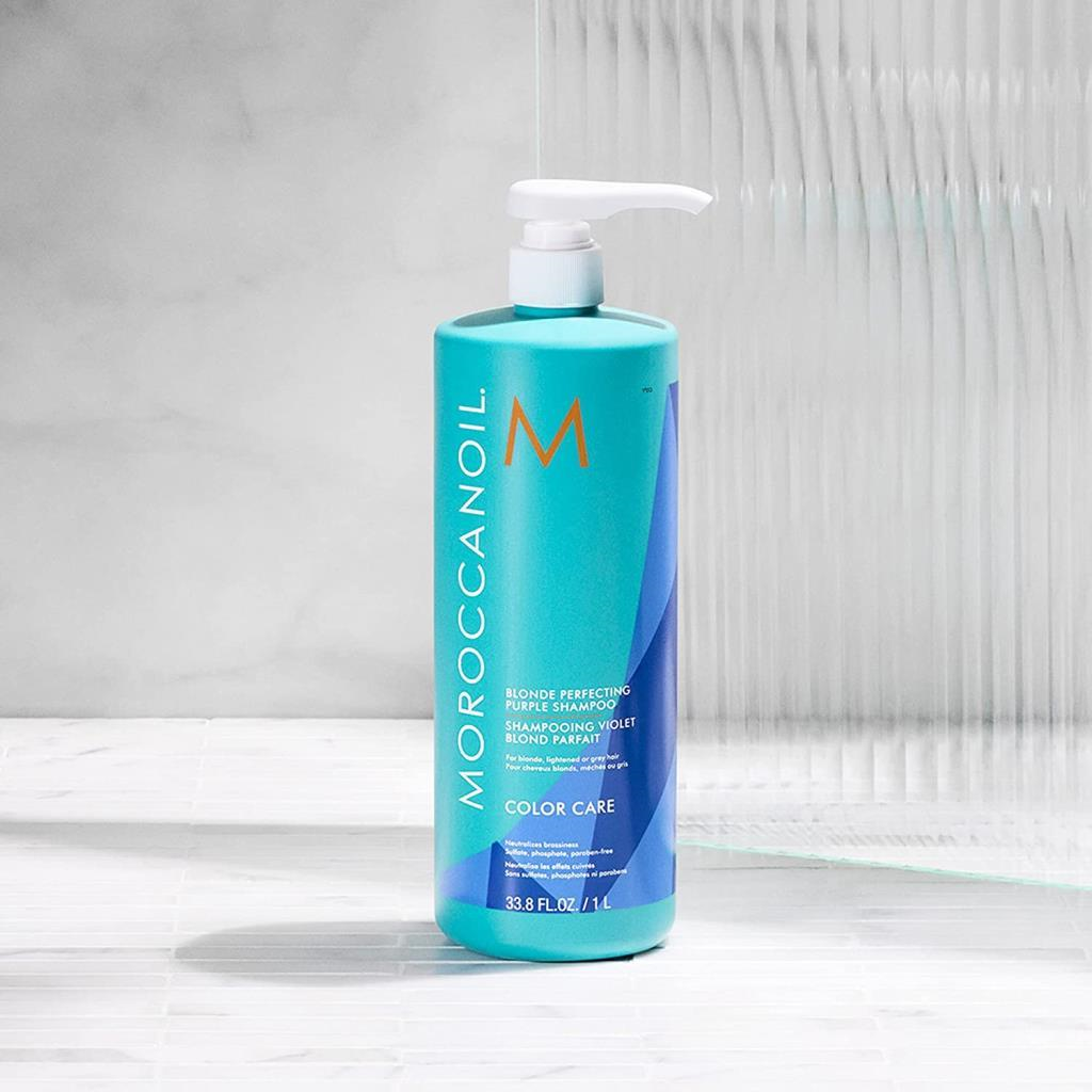 Moroccanoil Blonde Perfecting Purple Shampoo 1000 ml