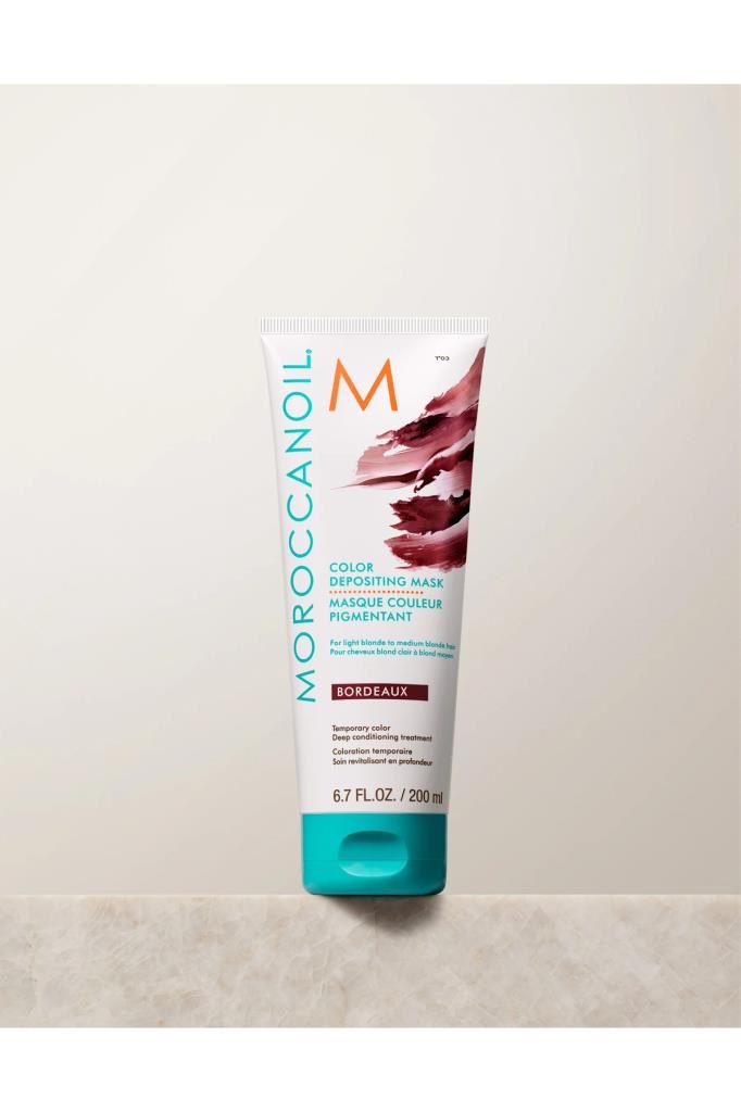 Moroccanoil Color Depositing Mask Bordeaux Bordo Renk Tazeleyici Bakım Maskesi 200 ml