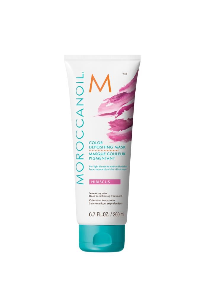Moroccanoil Color Depositing Mask Hibiscus Fuşya Renk Tazeleyici Bakım Maskesi 200 ml