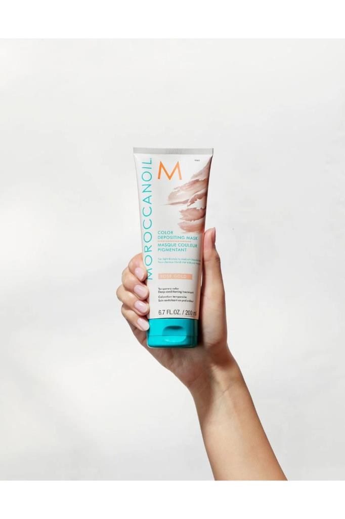 Moroccanoil Color Depositing Mask Rose Gold Renk Tazeleyici Bakım Maskesi 200 ml