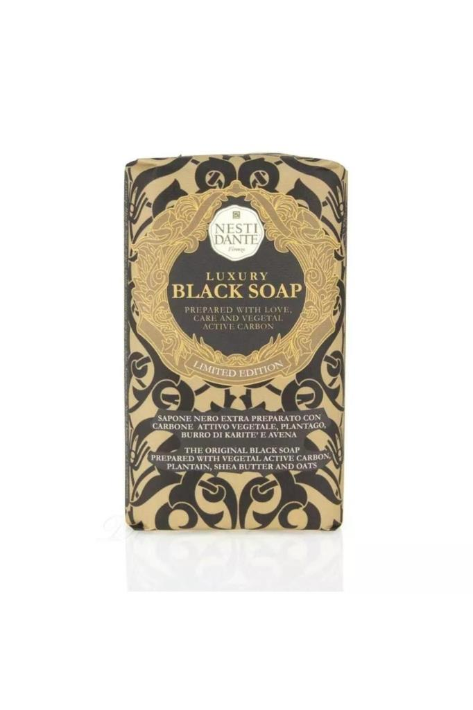 Nesti Dante Luxury Black Canlandırıcı&Sıkılaştırıcı Aktif Karbon Katı Sabun 250 gr
