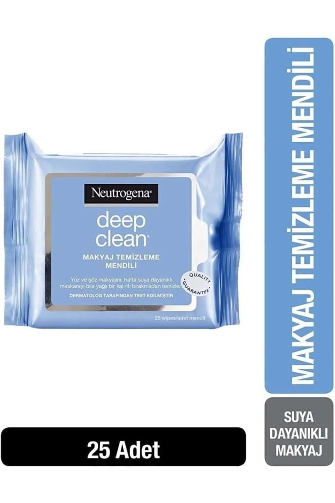 Neutrogena Deep Clean Makyaj Temizleme Mendili 25 li.
