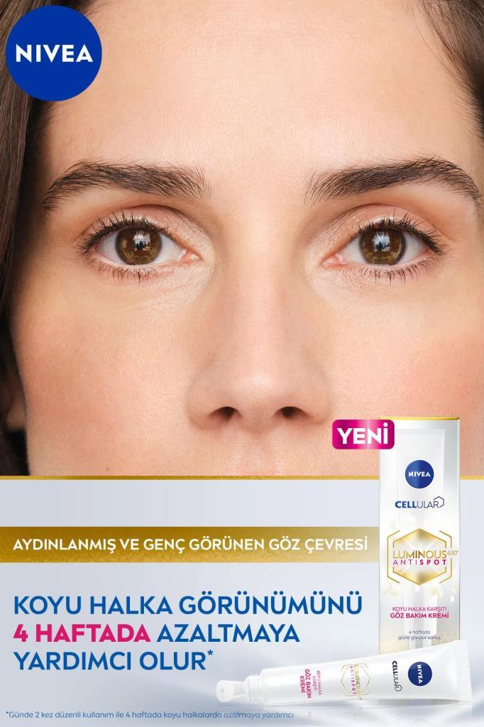 Nivea Cellular Luminous630 Koyu Halka Karşıtı 15 ml Göz Bakım Kremi