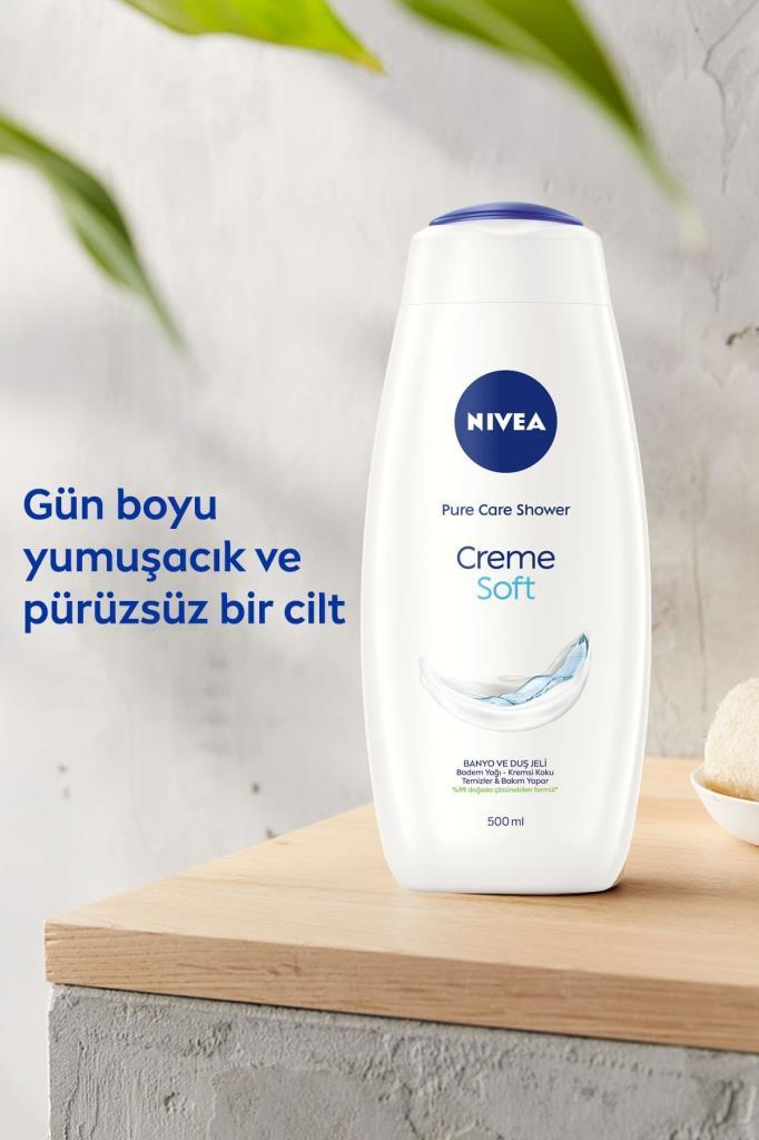 Nivea Creme Soft&Almond Oil Duş Jeli 500 ml