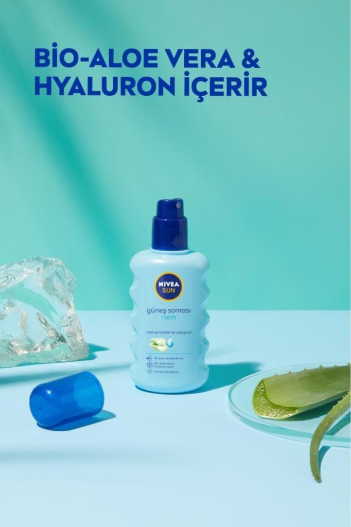 Nivea Sun Aloe Vera Özlü Nemlendirici Güneş Sonrası Sprey 200 ml 