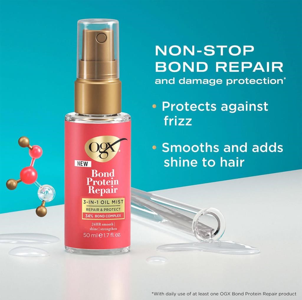 OGX Bond Protein Repair 3 Etkili Yağ 50 ml Saç Serumu 