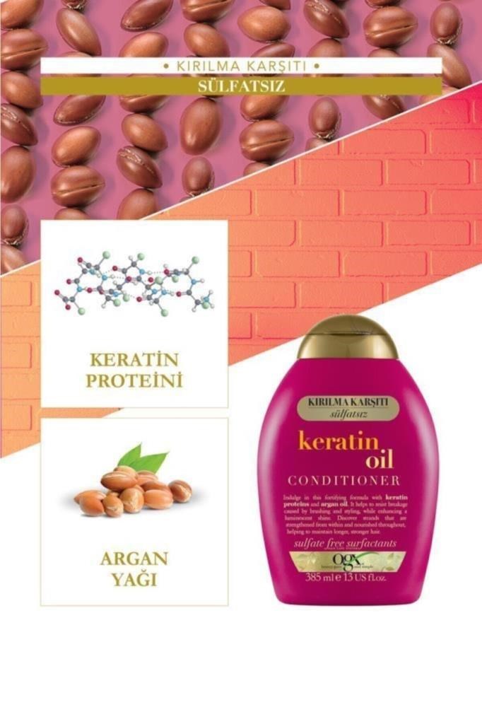 OGX Kırılma Karşıtı Keratin Oil Saç Bakım Kremi 385 ml