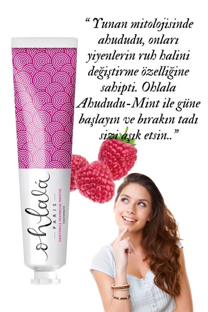 Ohlala Raspberry Mint Ahududu-Nane Diş Macunu 75 ml