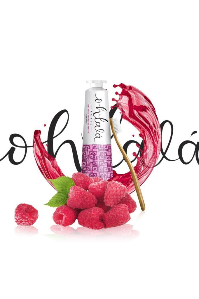 Ohlala Raspberry Mint Ahududu-Nane Diş Macunu 75 ml