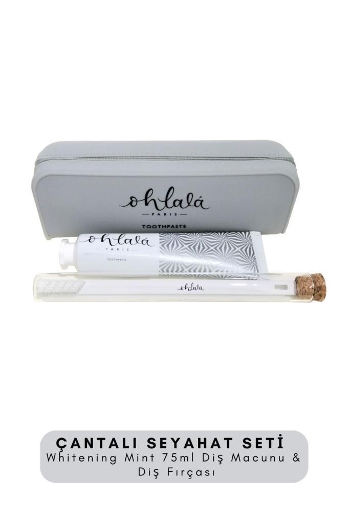 Ohlala Whitening 75 ml+Dental Luxe Diş Fırçası Diş Bakım Seyahat Seti