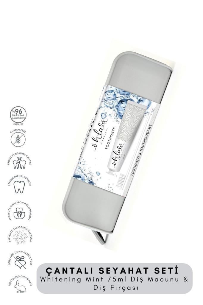 Ohlala Whitening 75 ml+Dental Luxe Diş Fırçası Diş Bakım Seyahat Seti