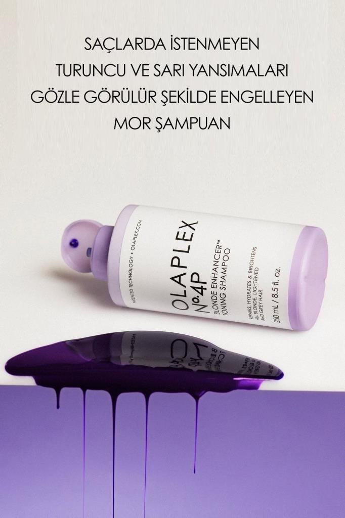 Olaplex Nº.4p Blonde Enhancer Toning Renk Koruyucu & Bağ Güçlendirici Mor Şampuan 250 ml
