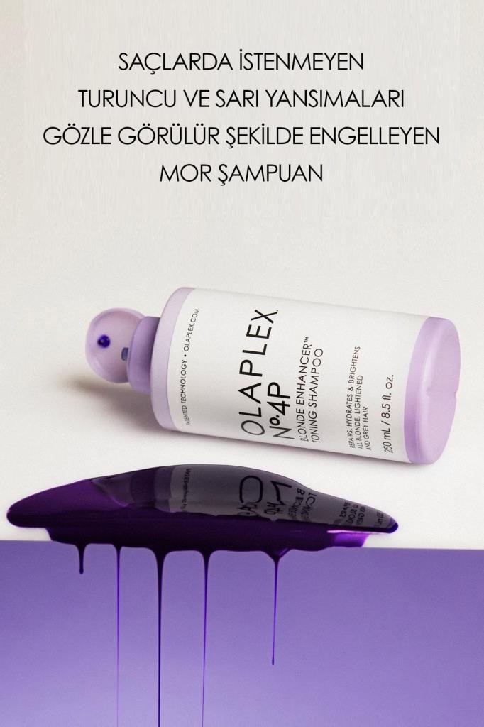 Olaplex Nº.4p Blonde Enhancer Toning Renk Koruyucu & Bağ Güçlendirici Mor Şampuan 250 ml