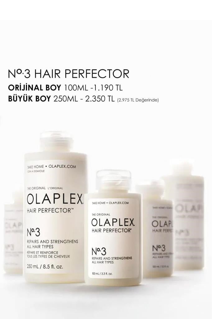 Olaplex Nº.3 Hair Perfector Durulanan Bağ Güçlendirici Saç Bakım Kremi 250 ml