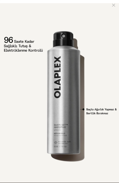 Olaplex Shape Set Hairspray Medium Hold Sabitleyici Saç Spreyi 245 ml