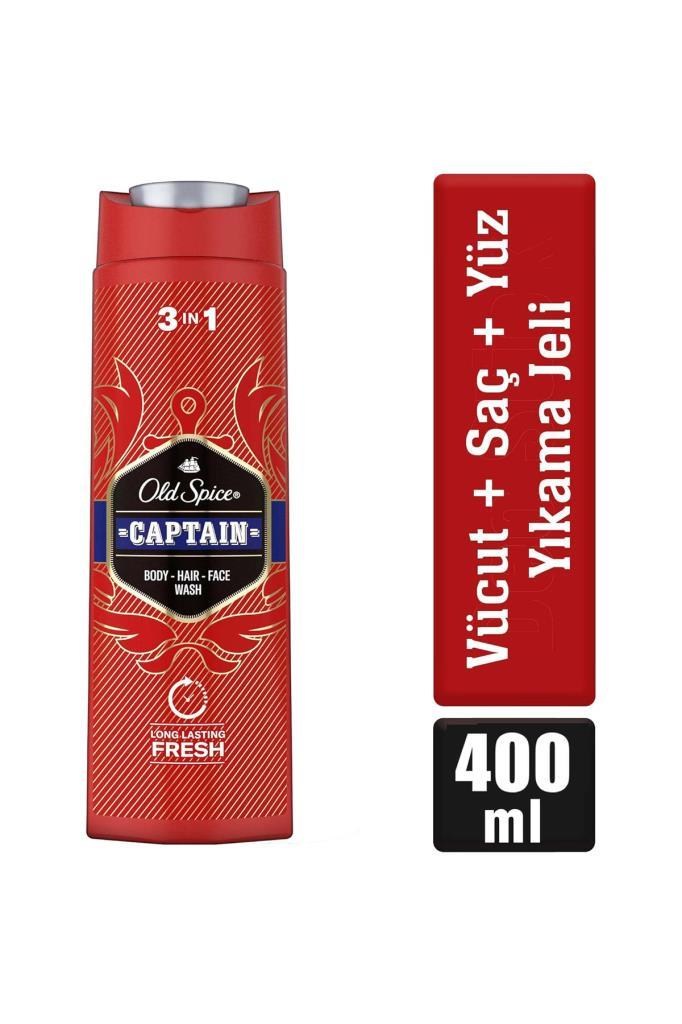 Old Spice Captain 3ın1 Duş Jeli Şampuan 400 ml