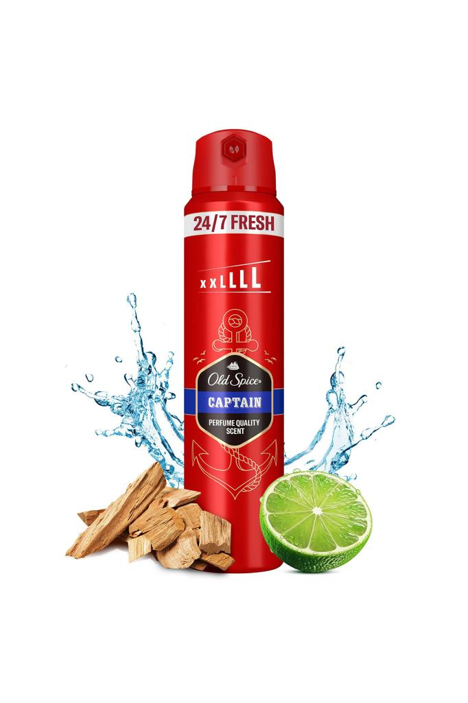 Old Spice Captain Erkek Deodorant Spreyi 250 ml XL