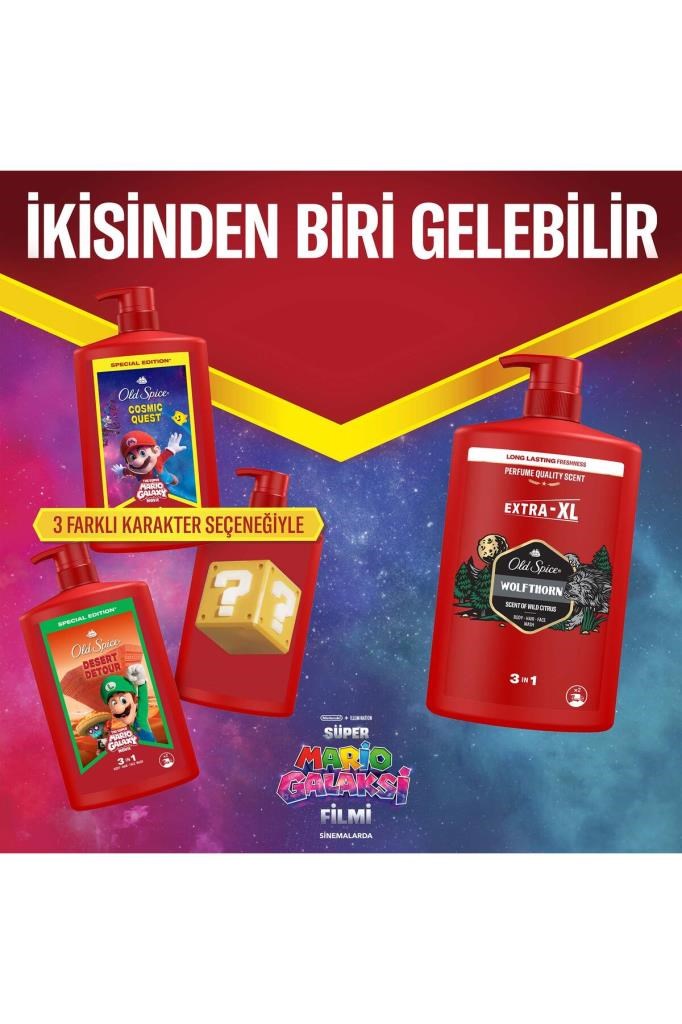 Old Spice Süper Mario 3’ü 1 Arada Duş Jeli 1000 ml