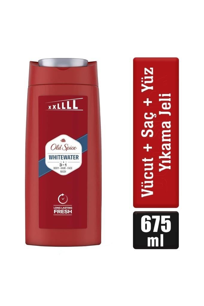 Old Spice Whitewater 3 In1 Duş Jeli+Şampuan 675 ml 