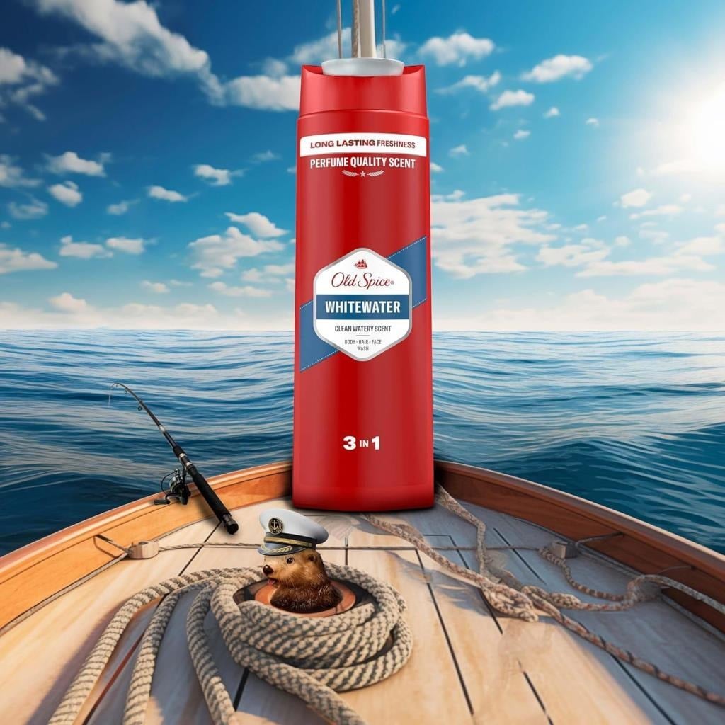 Old Spice Whitewater Erkekler Için Duş Jeli Ve Şampuan 400 ml