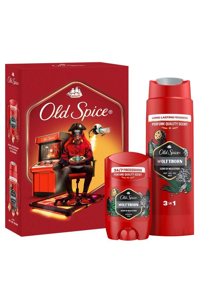 Old Spice Wolfthorn Gamer Seti Deodorant Stick 50 ml + Duş Jeli 250 ml