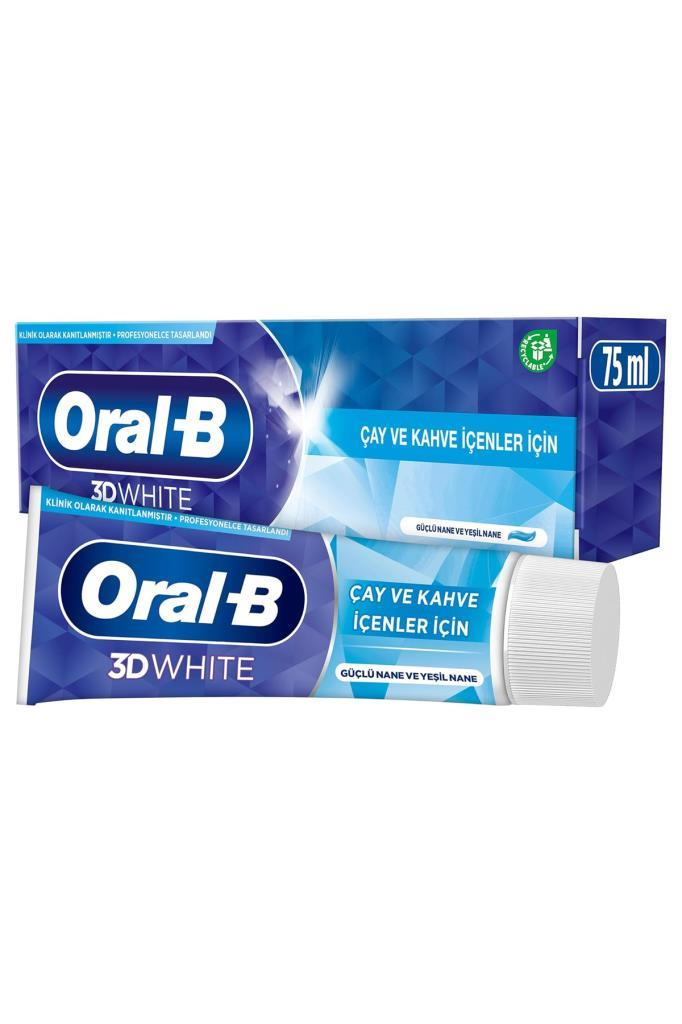 Oral-B Pro-3D White Çay Ve Kahve İçenler İçin 75 ml Diş Macunu