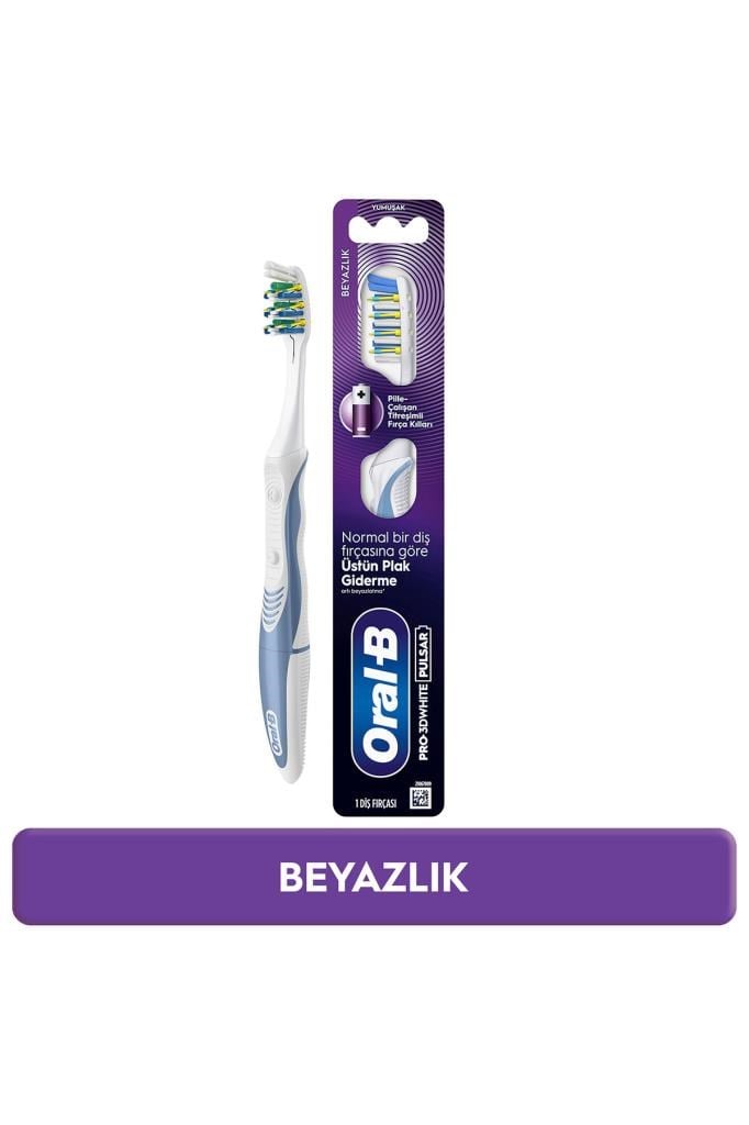 Oral-B Pro-3DWhite Pulsar Beyazlık Pilli Diş Fırçası