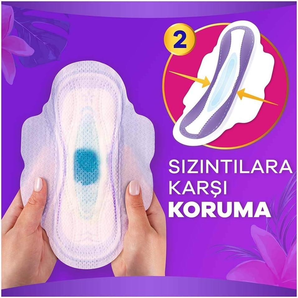 Orkid Platinum 4LÜ Gece Extra 16 Lı Hijyenik Ped