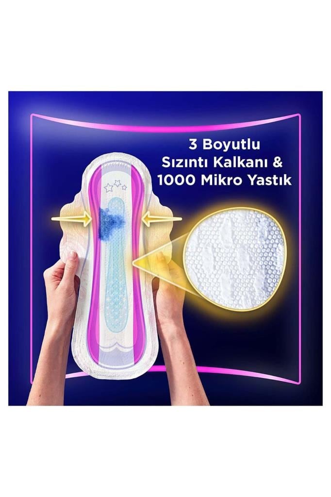Orkid Platinum Gece Ekstra (BOY 4) 10 Adet Hijyenik Ped