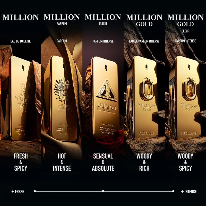 Paco Rabanne Million Gold Elixir Parfum EDP 100 ml Erkek Parfüm