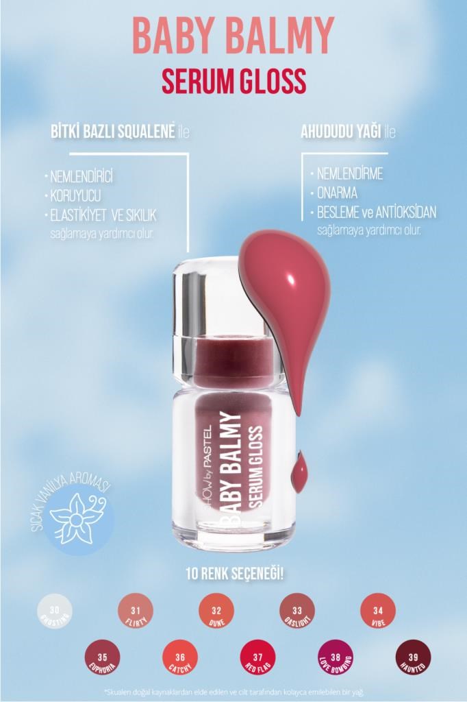 Pastel Show By Baby Balm Serum Gloss 35 Euphoria Dudak Parlatıcısı 