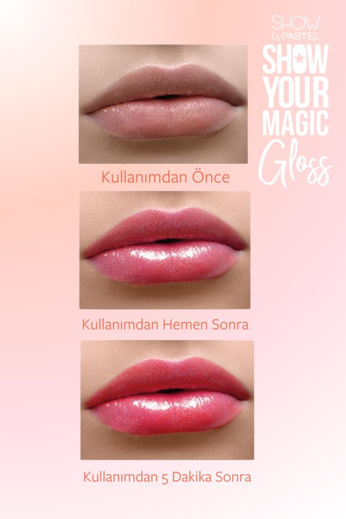 Pastel Show Your Magic Gloss Color Changing Dudak Parlatıcısı