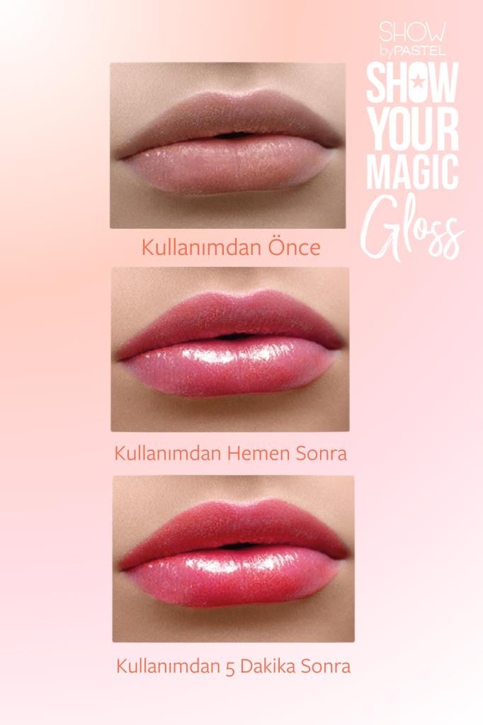 Pastel Show Your Magic Gloss Color Changing Dudak Parlatıcısı
