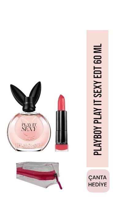 Playboy Play It Sexy EDT 60 ml+Max Factor Matte Lipstick 15 Flame