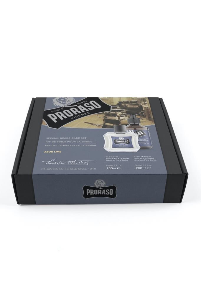 Proraso Special Beard Care Set Azur Lime 200 ml Sakal Bakım Set 