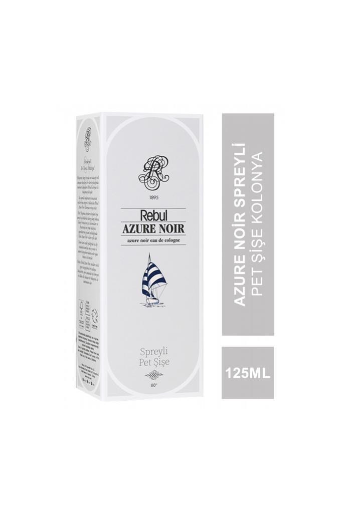 Rebul Azure Noir EDC 125 ml Spreyli Pet Şişe