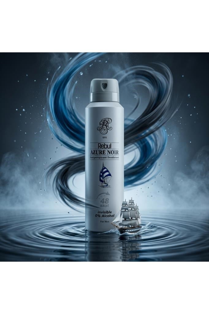 Rebul Azure Noir Erkek Sprey Deodorant 150 ml 